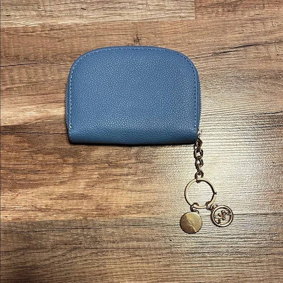 Anne Klein Navy Wallet with Gold Details - Picture 2 of 9